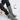 two-tone knee high lounge socks by Leto Accessories