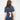 BLUE MINI PLEATED BAG