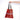 RAVELLO RED SATIN PLEATED TOTE BAG
