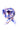 periwinkle water lily print cotton scarf