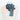 teal and red ascot by Lilian asterfield