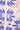 periwinkle water lily print cotton scarf