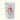A light blue stand-up pouch of Woon Germaicha green tea, featuring a red line-art illustration of a woman holding a cup and a flower, on a warm off-white background.