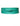 Green belt with a knot on a white background