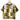 Geometric patterned sweater on a wooden hanger against a white background