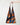 A multi color shoulder bag on a white background. 