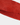 Close-up of red textured leather belt on a white background