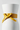 Yellow belt tied around a mannequin on a white background