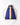 A multi color backpack on a white background. 
