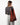 A model wearing a red shoulder bag on a grey background. 