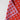 Lilac/Warm Red Woven Terry Tea Towel