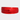 Red flat leather belt on a light gray background