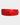 Red flat leather belt on a light gray background