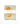 Tea towel with orange and leaf pattern packaging on a white background