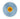 A yellow and blue candle holder on a white background. 