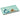 Rectangular tray with a cheetah and mermaid tail design on a light green background