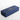 Navy blue box with gold logo on a white background