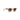 A pair of clear brown colored sunglasses on a white background. 