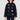 Embroidered Down Jacket in Navy