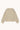 Back of a cream colored sweater on a white background.