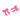 Bow Dangle in Pink