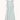 A white sleeveless dress with blue flowers. 