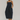 navy balloon cotton dress with pockets
