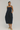 navy balloon cotton dress with pockets
