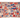 A square woven textile or rug with a beige background and a colorful folk-art style print featuring birds, trees, animals, and human figures in red, blue, and white.
