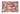 A square woven textile or rug with a beige background and a colorful folk-art style print featuring birds, trees, animals, and human figures in red, blue, and white.