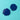 A pair of dark blue flower earrings on a light blue background. 