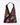 A multi color shoulder bag on a white background. 