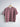 Pink knitted sweater on a hanger against a gray background