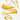A yellow leather belt on a white background
