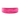 A fuscia leather belt on a white surface. 