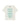 a white t-shirt with green and blue flowers on a white background. 